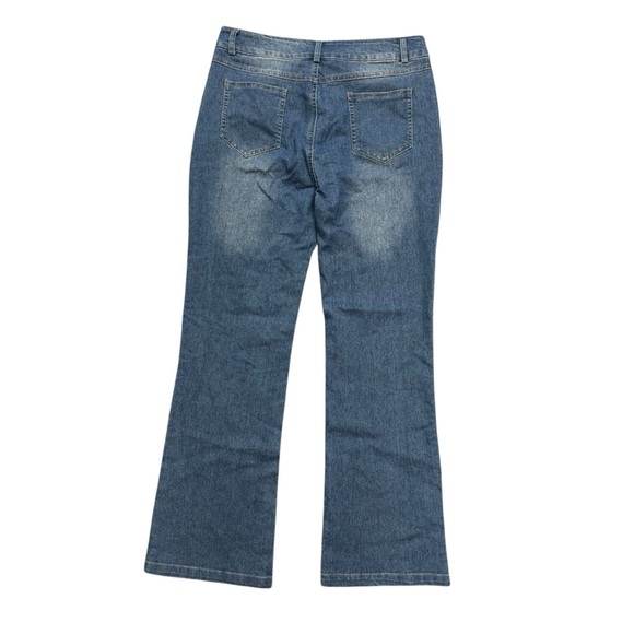 Thin High Rise Blue Denim Jeans - Picture 7 of 9
